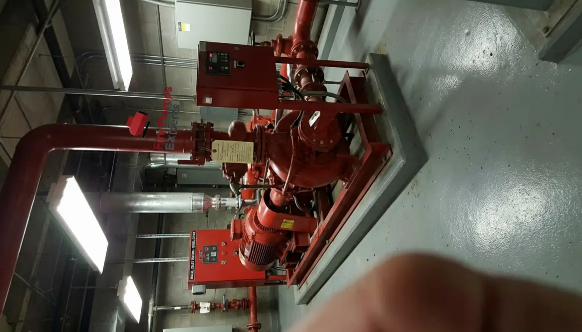 medical facility fire pumps