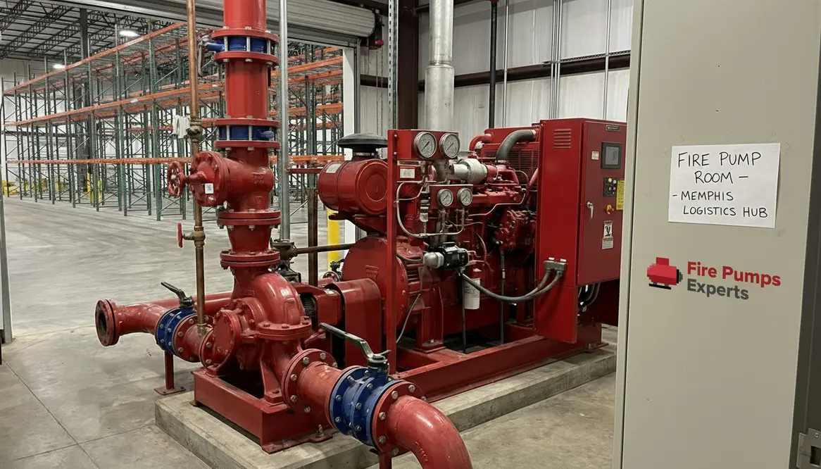 memphis logistics hub fire pump requirements