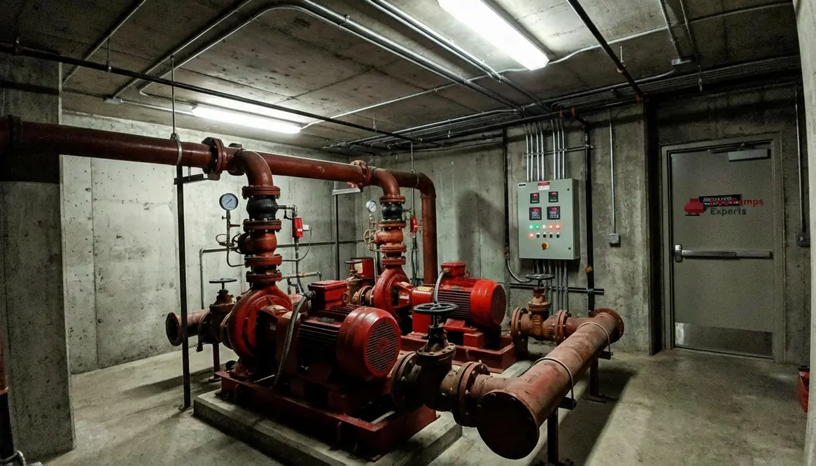 mixed use podium tower fire pump requirements