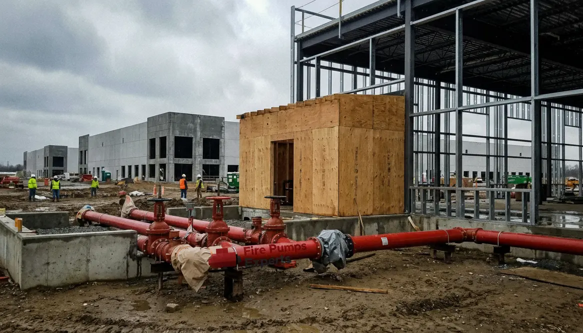 multi-building fire pump systems