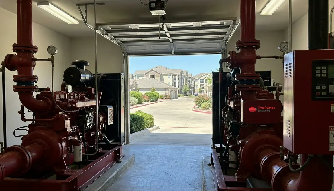 multi-building residential fire pump systems