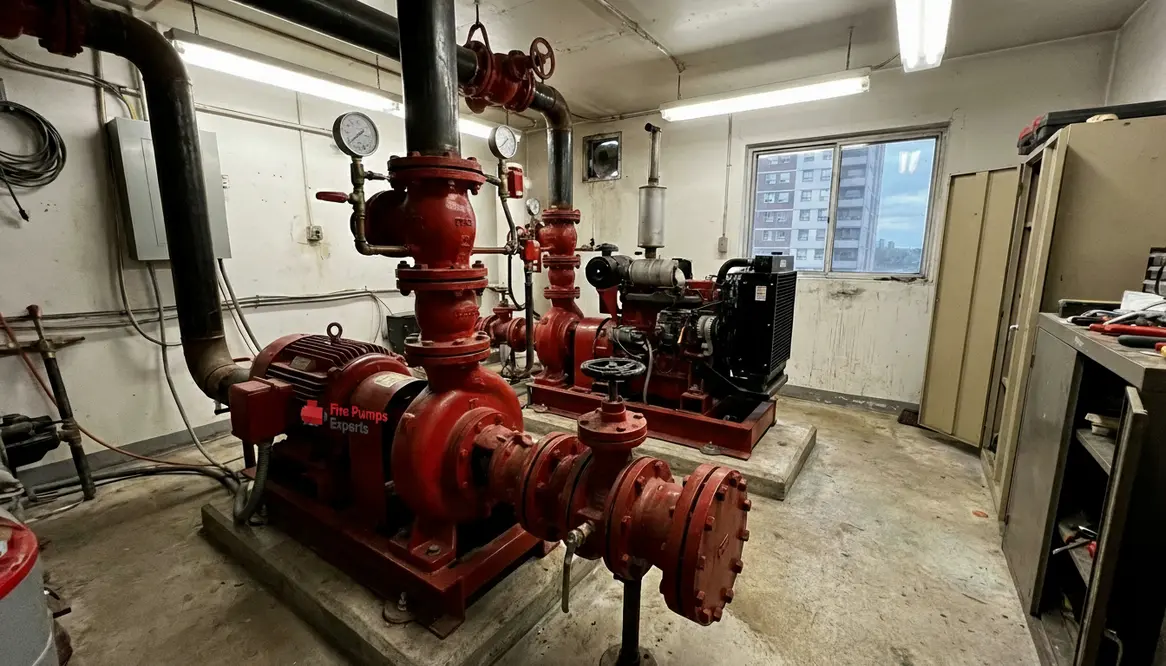 multi-use industrial park fire pumps