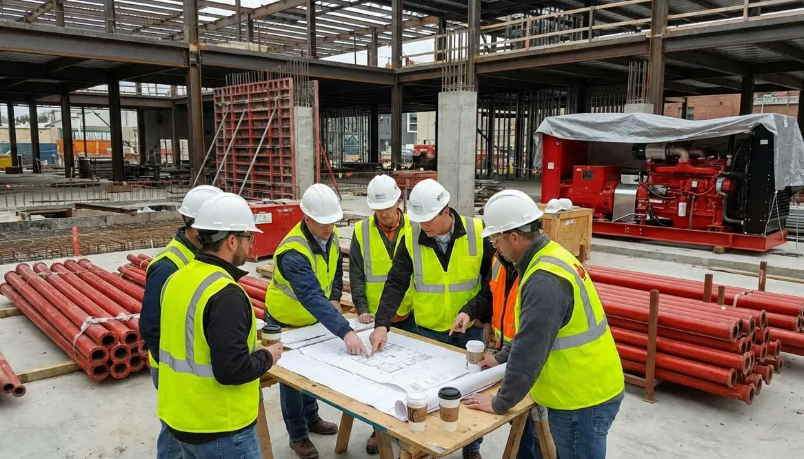 new construction fire pump requirements