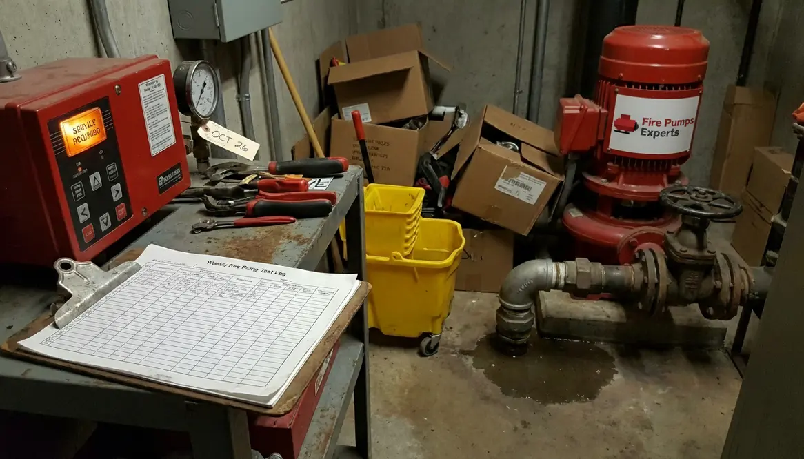 nfpa 25 fire pump violations