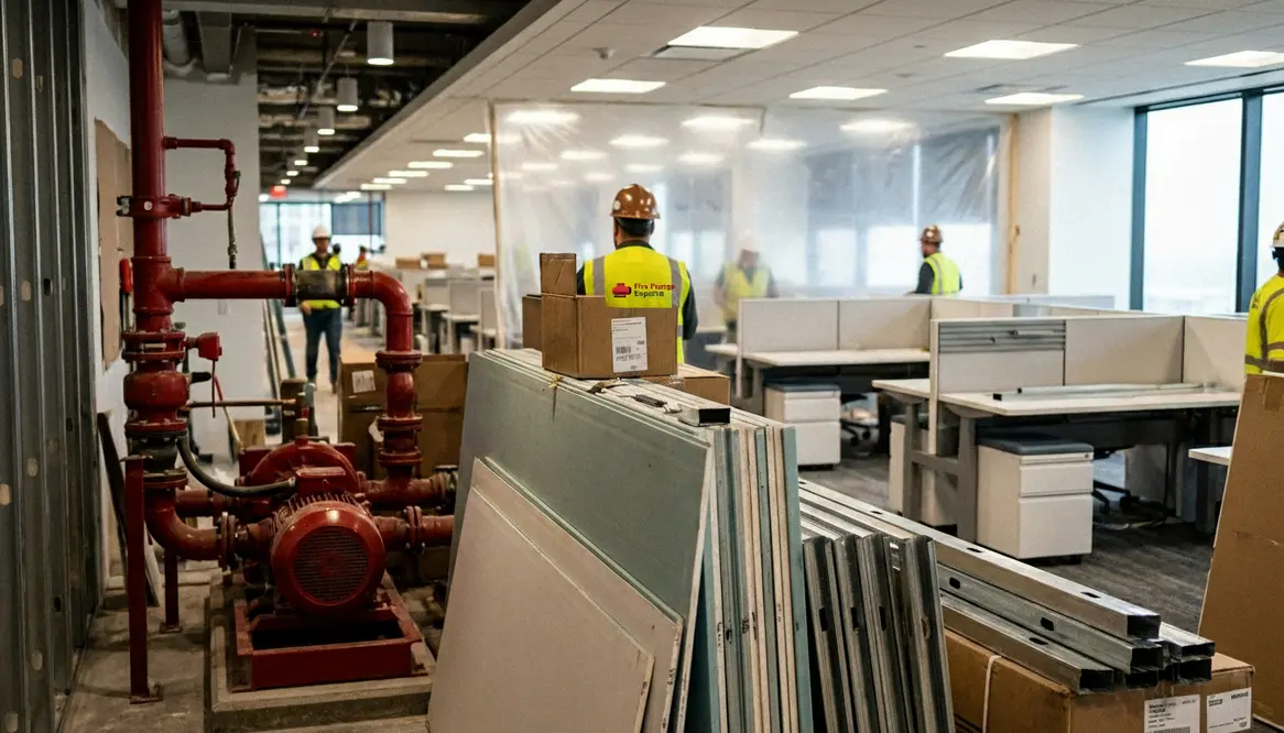 office expansion fire pump requirements
