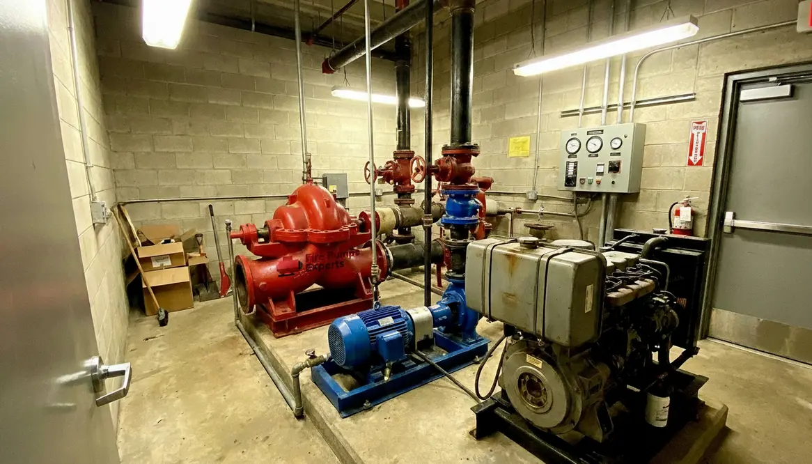 orlando retail center fire pump requirements