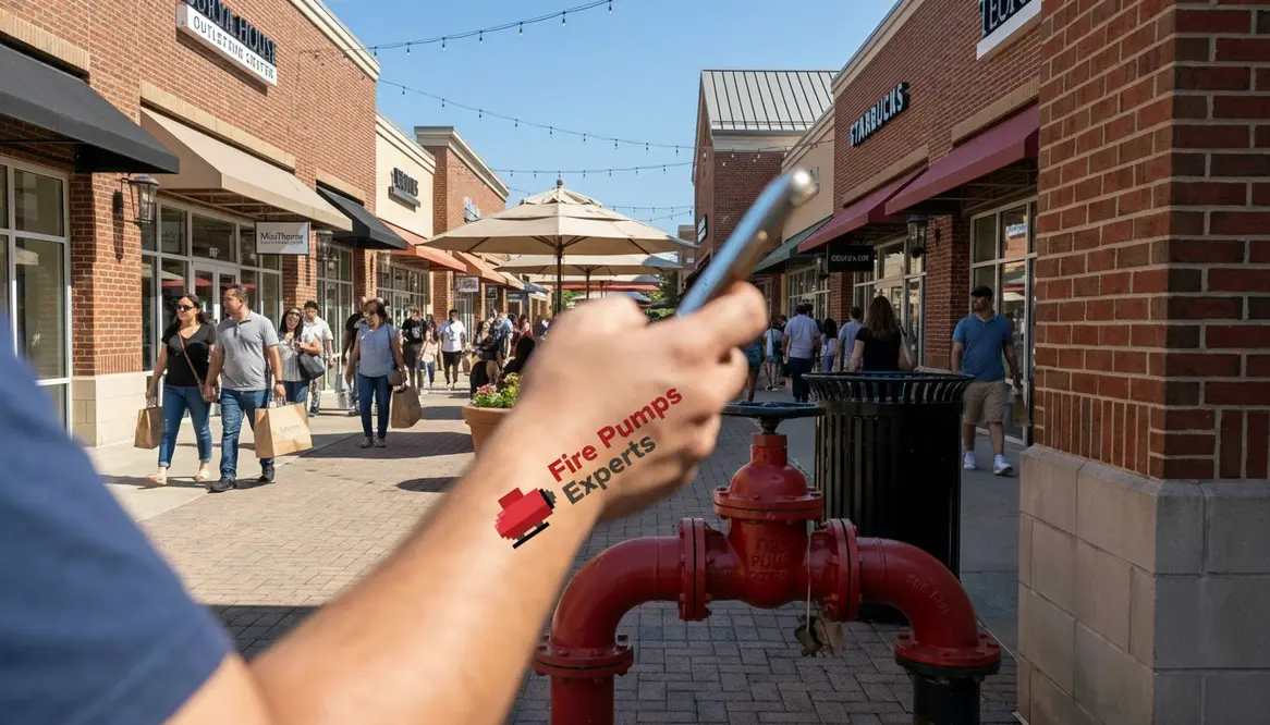 outlet center fire pump requirements