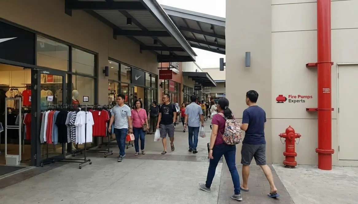 outlet center fire pump requirements