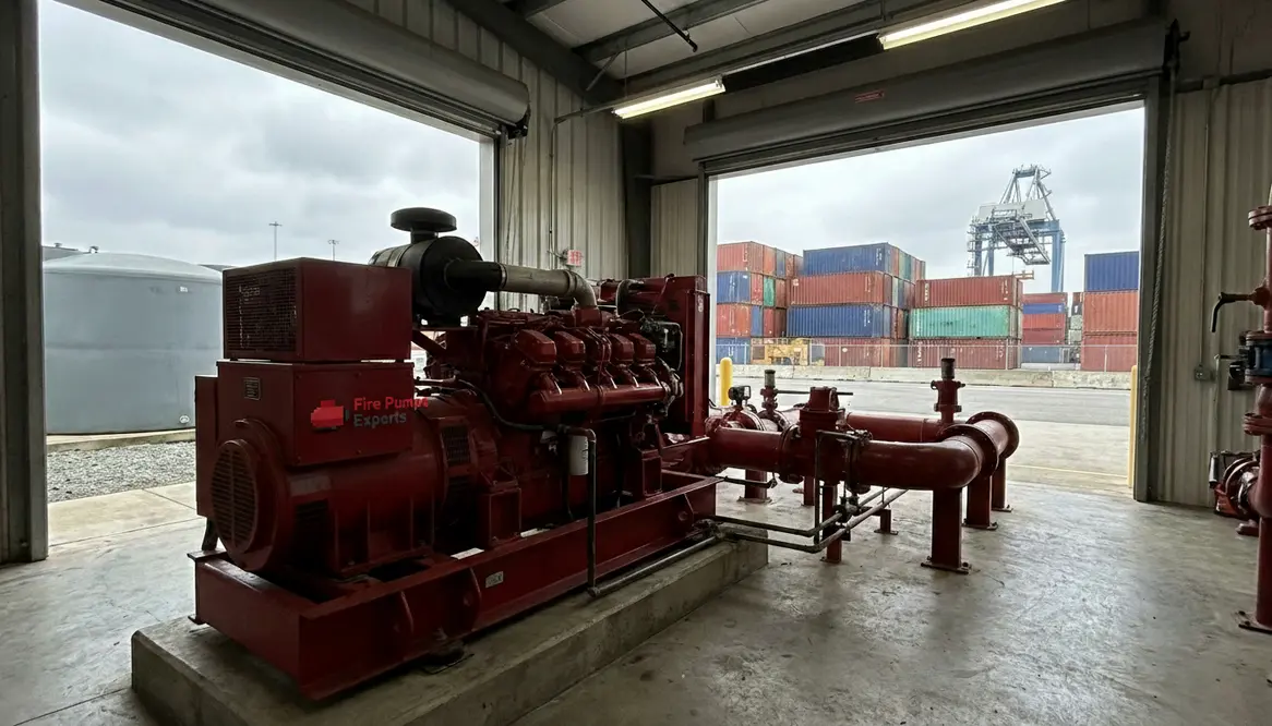 port of los angeles industrial fire protection water systems