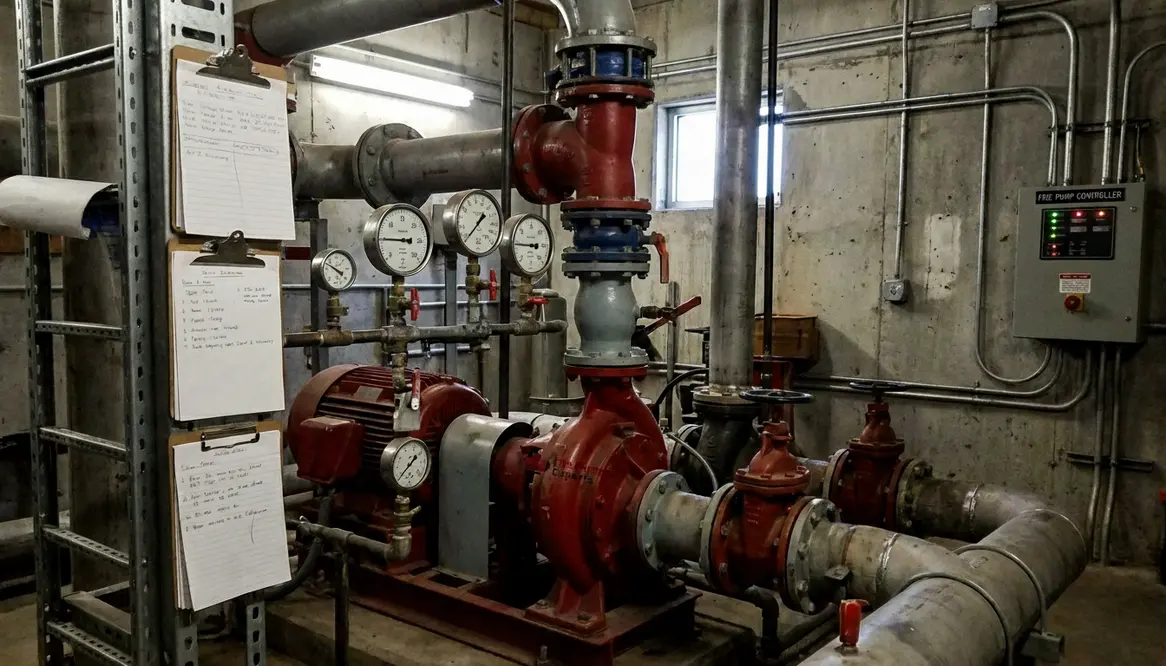 santa monica hotel fire suppression water pressure requirements