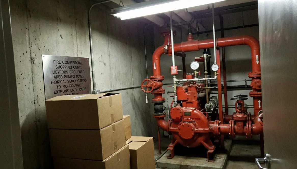 shopping center fire pump requirements