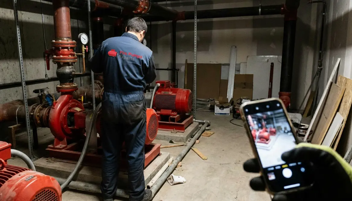 shopping center redevelopment fire pump requirements
