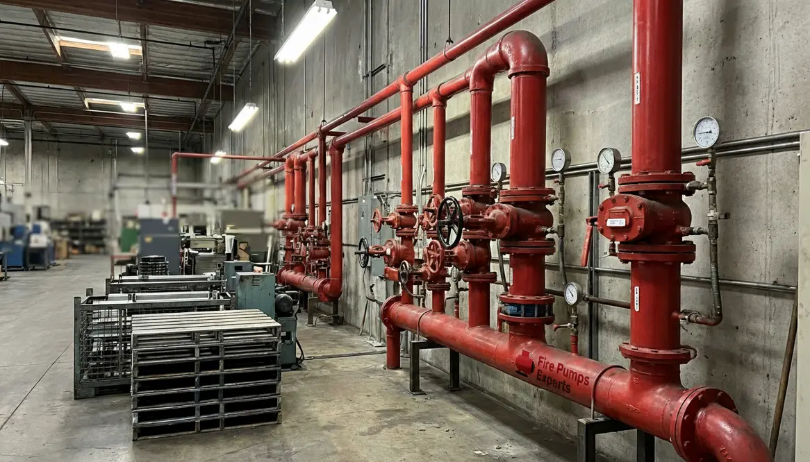 south gate manufacturing facility fire suppression water infrastructure