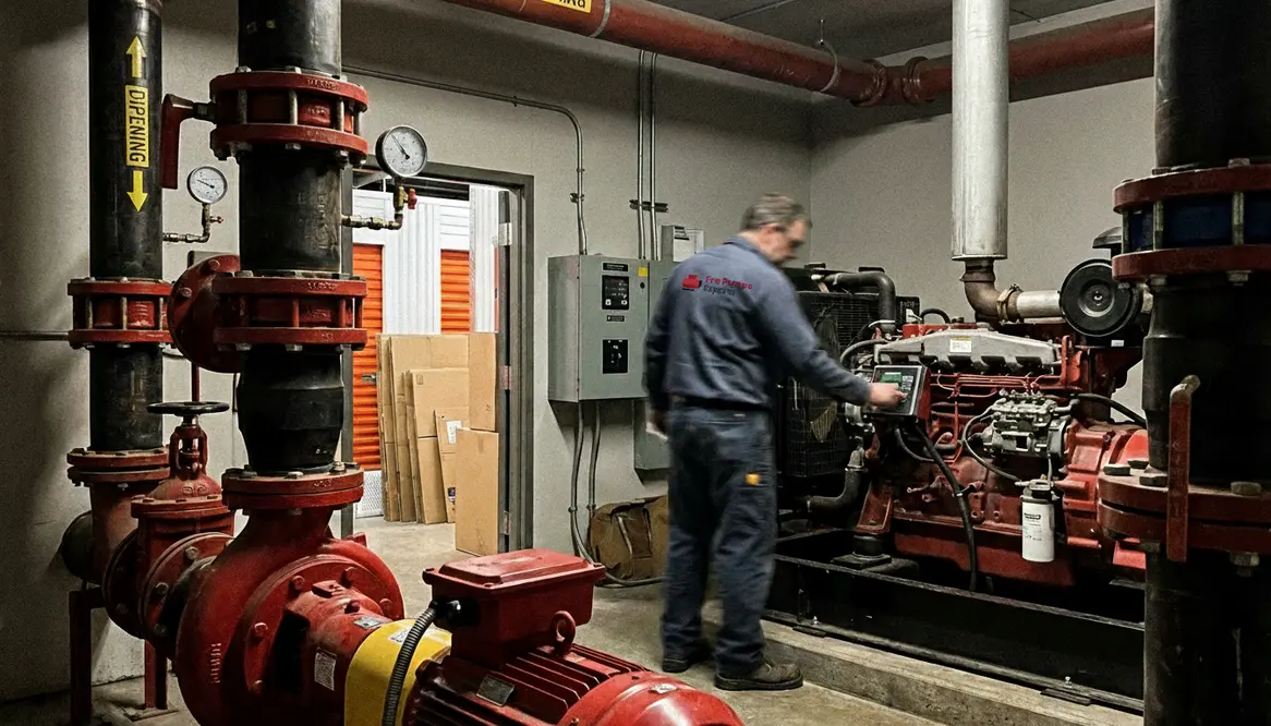 strip mall fire pumps