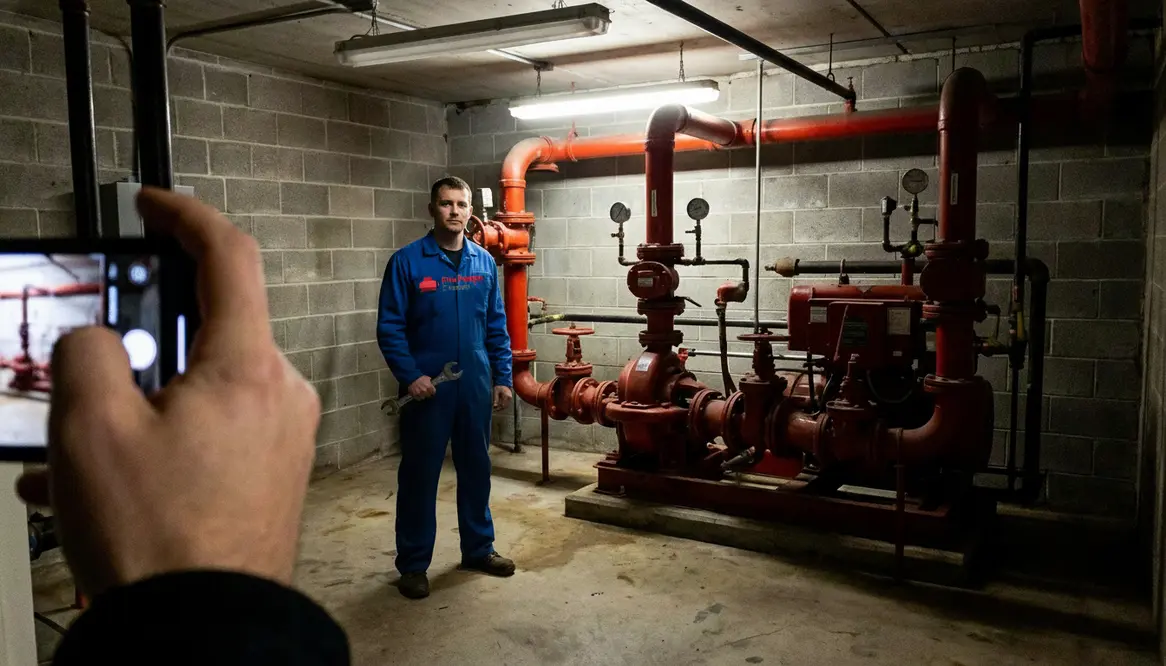 strip mall fire pumps