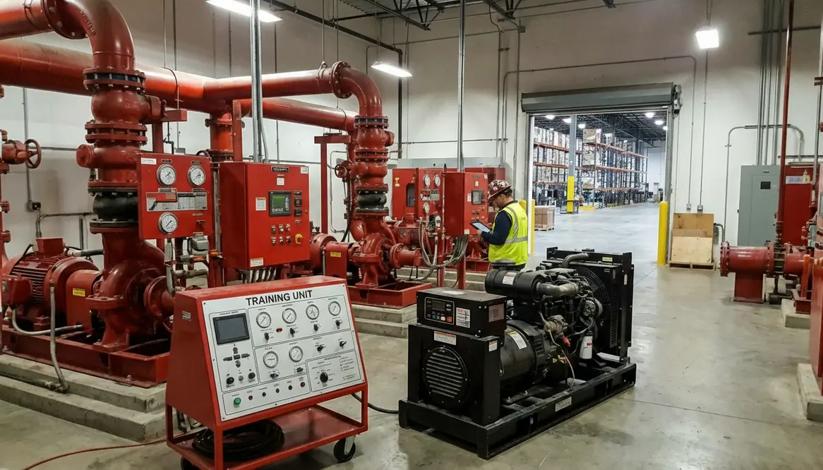training center fire pumps