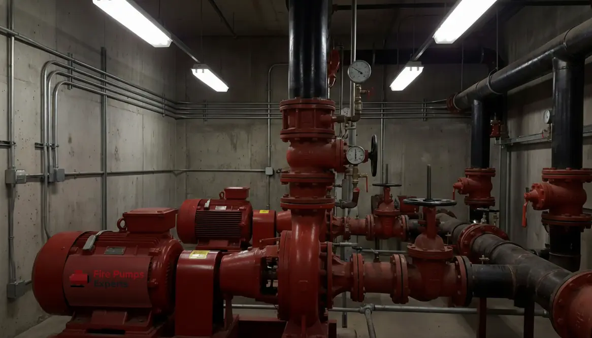 vertical mixed use tower fire pump systems