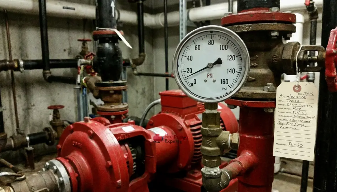 water pressure and fire pump performance