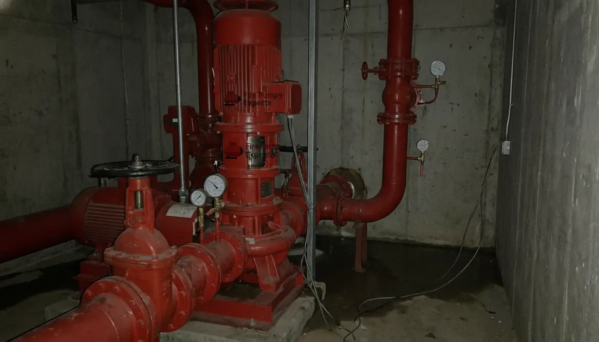 NFPA 15 fire pump water spray systems
