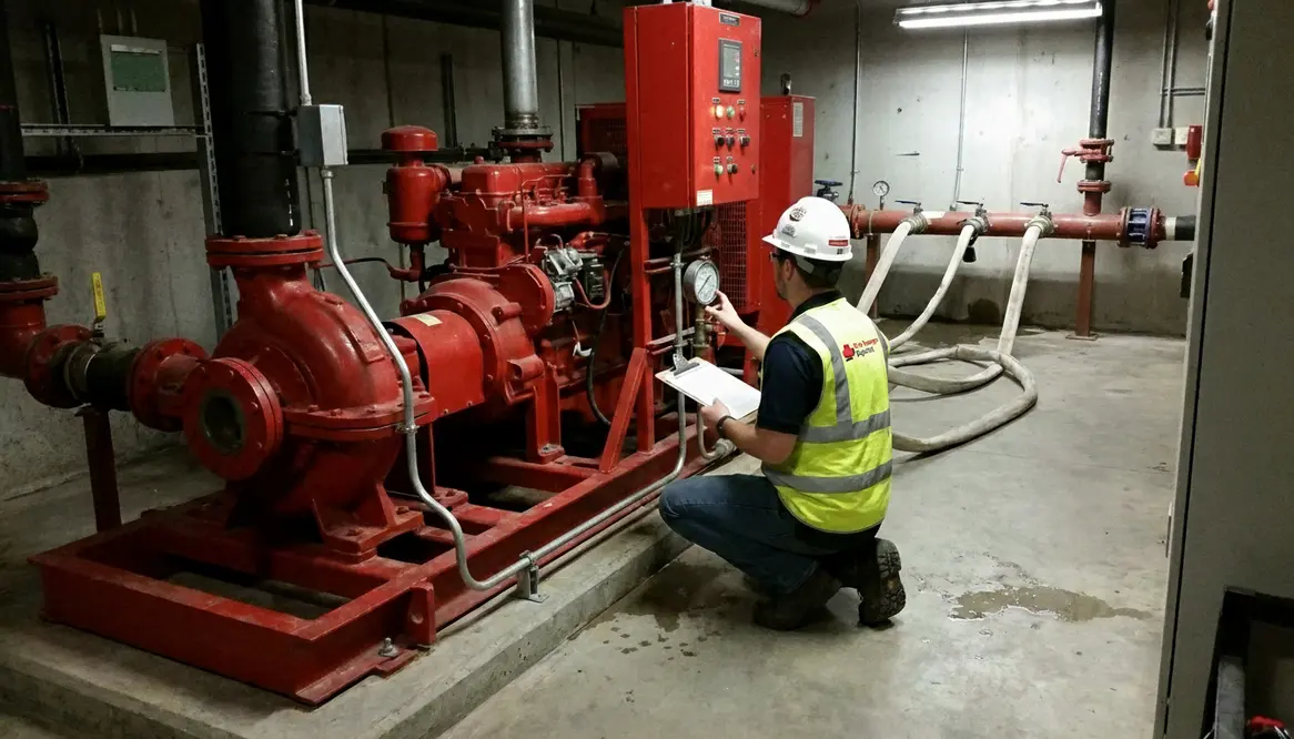 NFPA 25 fire pump testing frequency