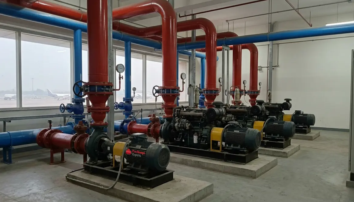 airport fire pump system India