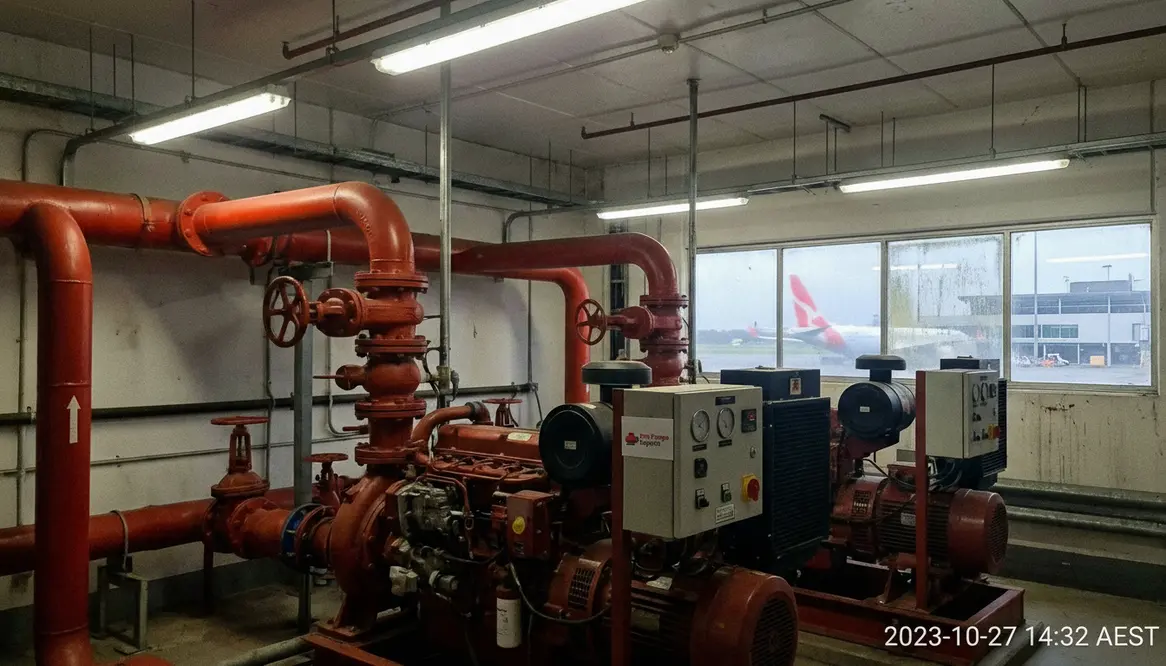 airport fire pump systems Australia