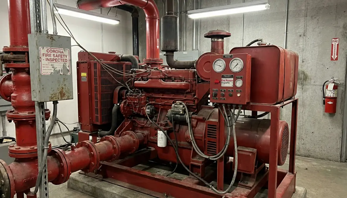 diesel fire pump engine failure Corona