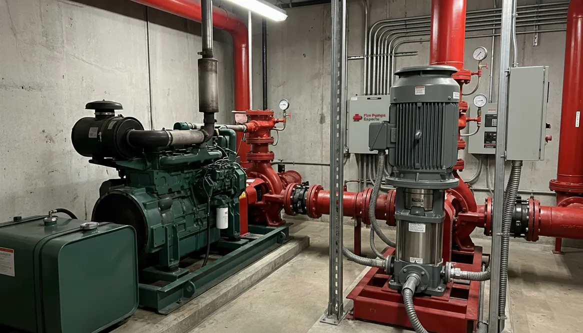 diesel fire pump vs electric fire pump