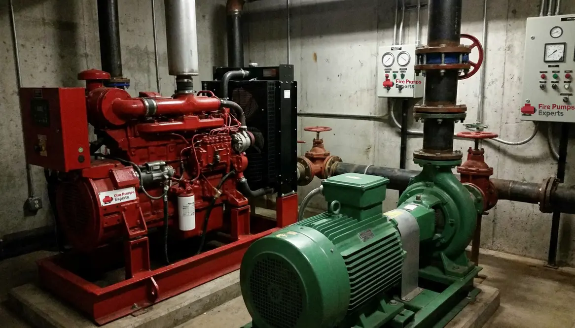 diesel vs electric fire pump Redding