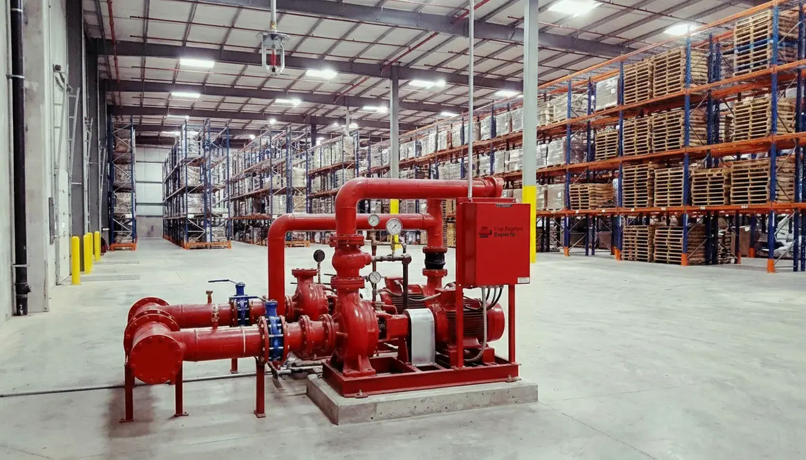 fire pump ESFR sprinkler sizing