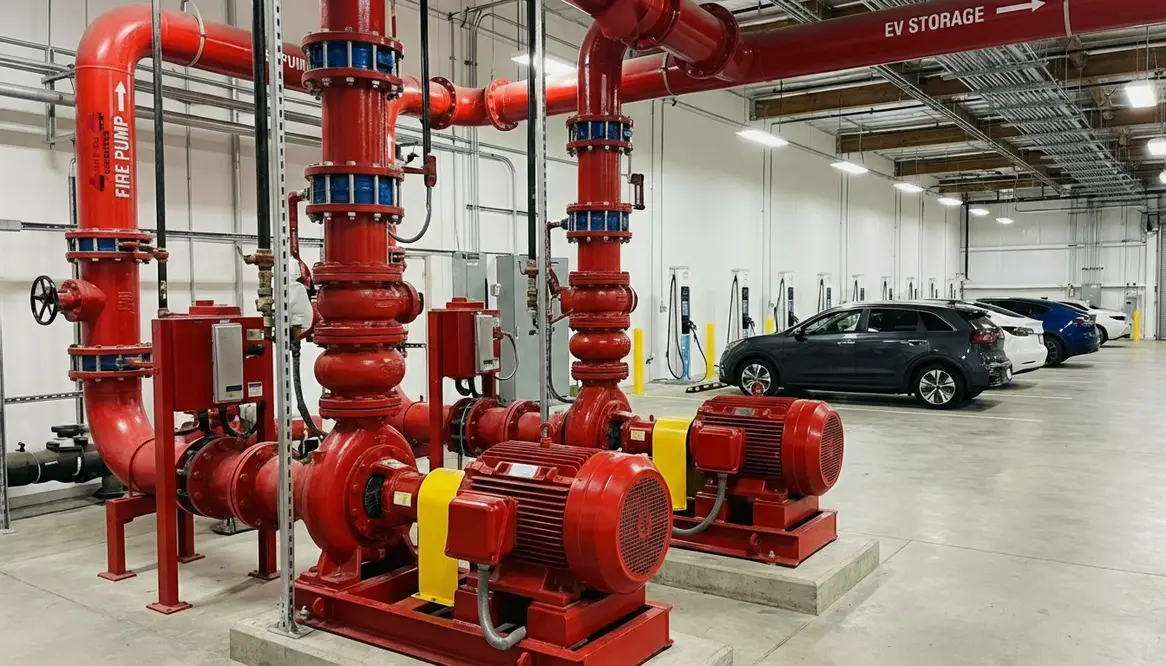 fire pump EV facility Torrance