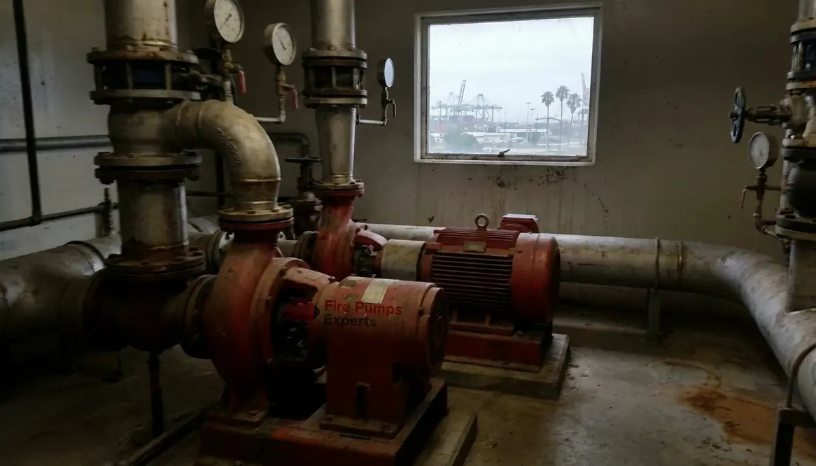 fire pump air entrapment Long Beach