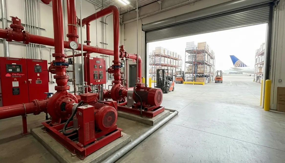 fire pump airport warehouse El Segundo