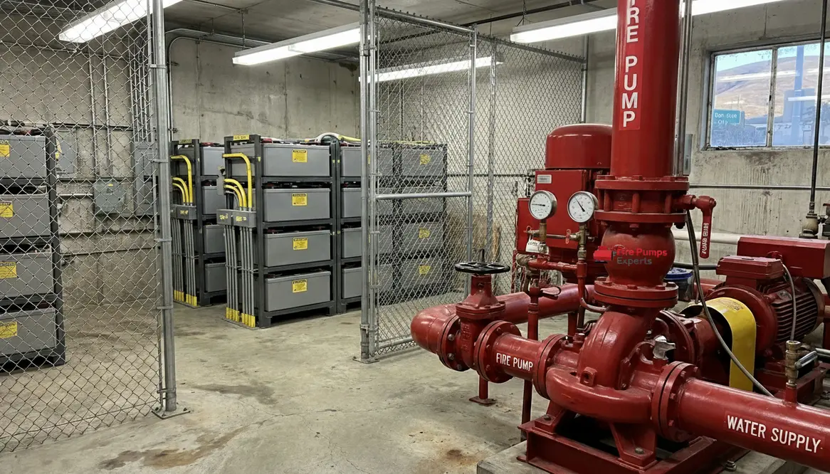 fire pump battery storage San Jose