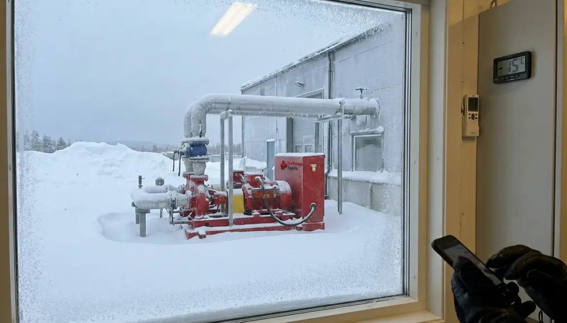 fire pump cold climate Scandinavia