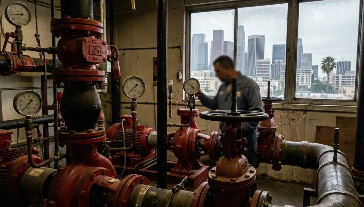 fire pump discharge instability Los Angeles