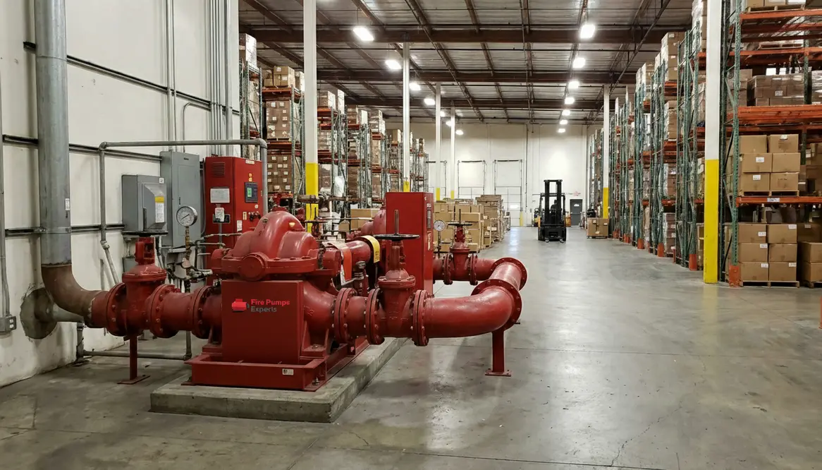fire pump distribution center Fontana CA