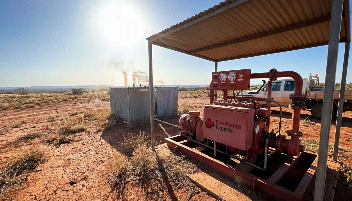 fire pump extreme heat Australia