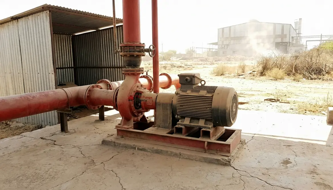 fire pump extreme heat Rajasthan