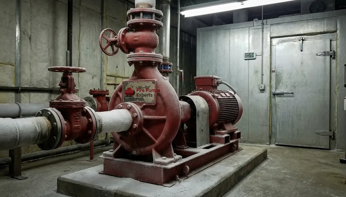 fire pump freezer warehouse Stockton