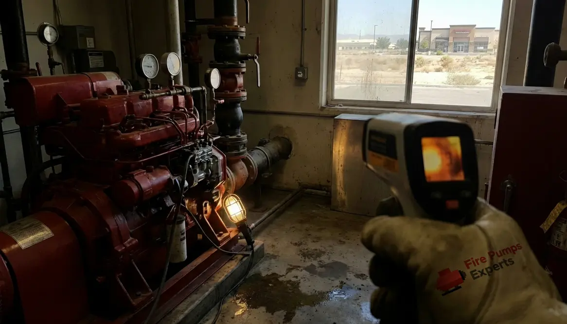 fire pump heat buildup Riverside CA