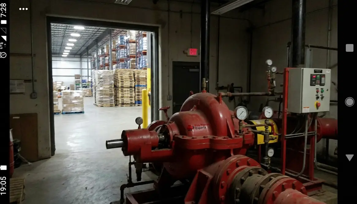 fire pump high hazard storage Fontana
