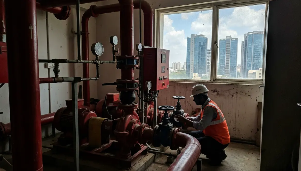 fire pump high rise Bangalore requirements
