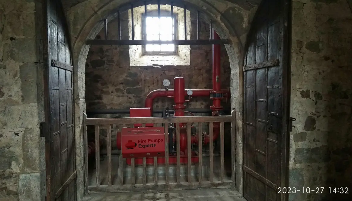 fire pump historic buildings Europe