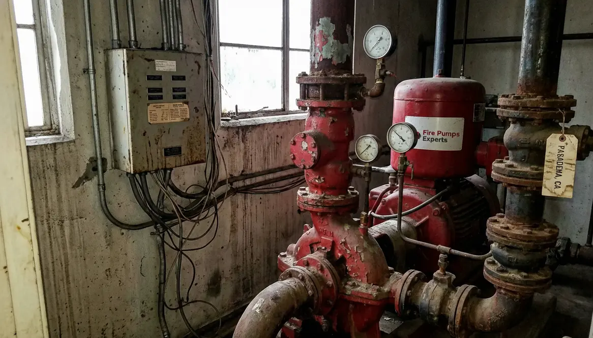 fire pump limitations old buildings Pasadena