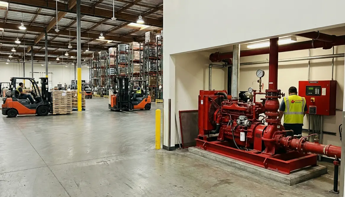 fire pump logistics Ontario CA