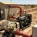 fire pump long pipe system Australia