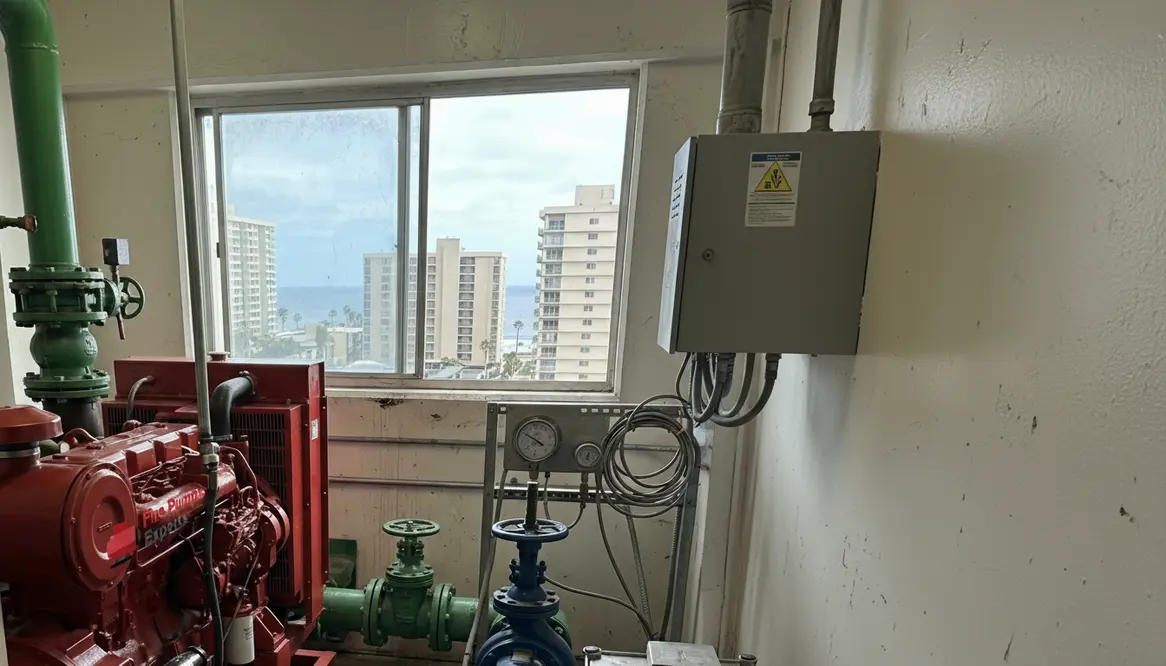 fire pump multi story building Long Beach