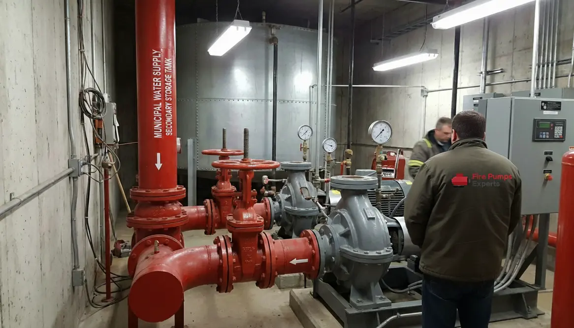 fire pump multiple water source systems