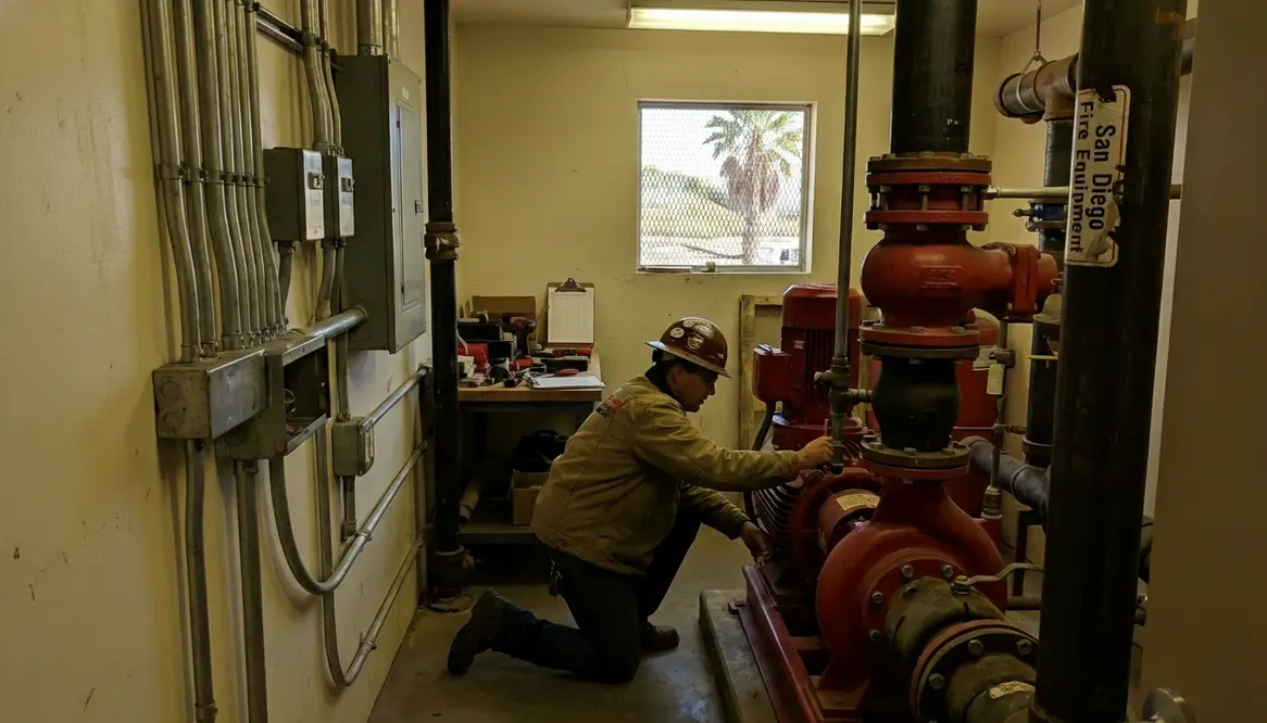 fire pump orientation maintenance San Diego